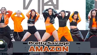 스걸파 아마존 AMAZON 최초공개 퍼포먼스 Pretty Savage 4K 60fps 직캠 @2022 유니브엑스포 | Fancam by lEtudel