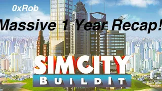 0xRob SimCity BuildIt 1 Year Review
