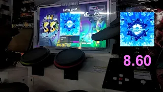 [GITADORA FUZZ-UP][Drummania V6 Blazing!!!!] Chronos (MSTR-D) FULLCOMBO 99.15%