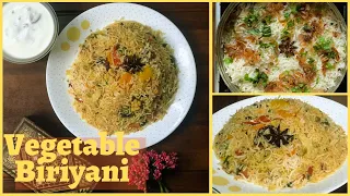 Vegetable Biryani | Restaurant Style Vegetable Biryani | Lunch Box Recipe