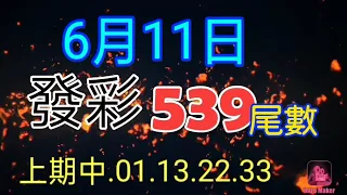 發彩539提供開獎尾數上期中.01.13.22.33