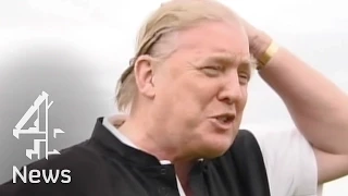 Donald Trump interview on his golf course & hair | Channel 4 News