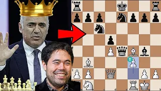 Garry Kasparov Punishes Nakamura's Queen Blunder!
