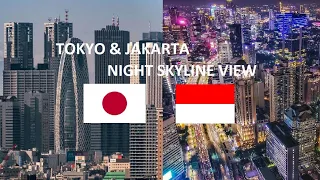 Tokyo VS Jakarta 2020 (Night Skyline View)