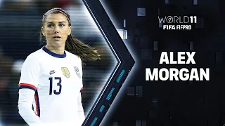 Alex Morgan reacts to being in the 2022 FIFA FIFPRO Women's World 11