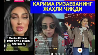 КАРИМА РИЗАЕВАНИНГ ЖАҲЛИ ЧИҚИБ НЕГАТИВЧИЛАРНИ СЎКДИ