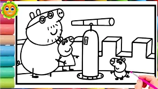 Peppa Pig in the tower || Peppa Pig Official Full Episodes || Peppa Pig coloring pages