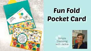 A Fun Fold Pocket Card That Can Double as a Gift