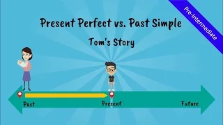 Present Perfect Tense vs. Past Simple: Tom’s Story (A comical story of Tom, the ESL student - Video)