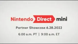 Nintendo Mini Direct June 28th 2022