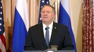 Secretary Pompeo joint press availability with Russian Foreign Minister Sergey Lavrov-1:15PM