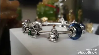 My Pandora Christmas Bangle 2021 🎄🔮🎠🎪❄🦄🚂🌟💖 / #pandorajewelry #theofficialpandora #pandoracollectors