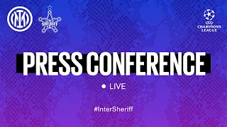 INTER vs SHERIFF | LIVE | INZAGHI + SKRINIAR PRE-MATCH PRESS CONFERENCE | 🎙️⚫🔵 [SUB ENG]