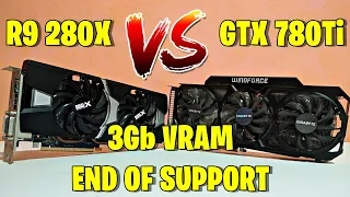 R9 280X vs GTX 780Ti - Benchmarks in 23 Games / 3Gb of VRAM / End of Support / 2021