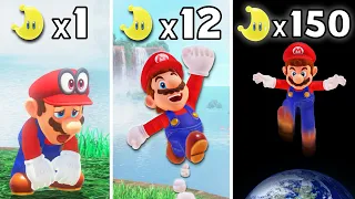 Mario Odyssey MAIS à chaque lune Mario saute plus haut