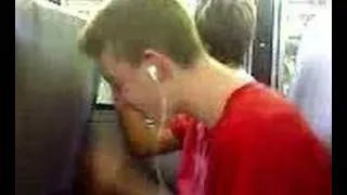 Loser dancing on school bus