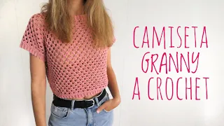 CAMISETA GRANNY - Tutorial crochet