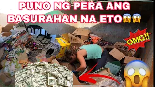 DUMPSTER DIVING PINAKA MAHAL NA BASURA NAPULOT KO😱😱 PUNO NG PERA ANG BASURAN NA TO