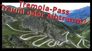 Tremola, ein Traumpass oder ein Alptraum denn Kopfsteinpflaster säumen den Weg