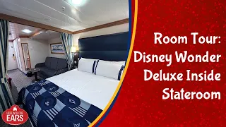 Disney Wonder - Deluxe Inside Stateroom Tour - Category 10B - Room 2107