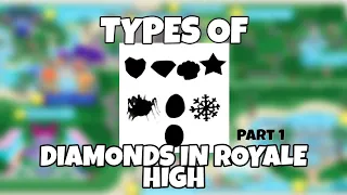 Types Of Diamonds in Royale High | Part 1