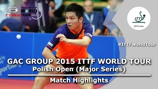 Polish Open 2015 Highlights: FAN Zhendong vs FEGERL Stefan (Final)