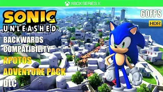 Sonic Unleashed - Apotos Adventure Pack DLC [60FPS HDR] [XBOX SERIES X]