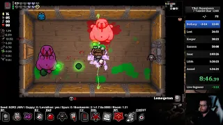 The Binding of Isaac Repentance: 7 Tainted Characters speedrun in 1:22:02 (World Record)