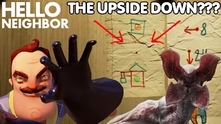 The UPSIDE DOWN From STRANGER THINGS In HELLO NEIGHBOR?!?! (Hello Neighbor Alpha 3 Gameplay)