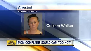 Police: Florida mom arrested for leaving son in hot car says ride to police station 'too hot'