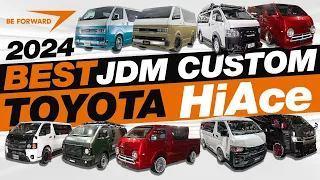 9 modified Toyota HiAce - best of Tokyo Auto Salon 2024