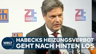 VERBOT VON GASHEIZUNGEN: Handwerk und Industrie gegen Habecks Entwurf zur Gebäudewärme