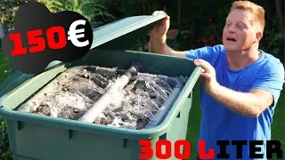 Rieselfilter für 150€ selber bauen! (easy)   -  Koi Blog #223 (Teil 1)