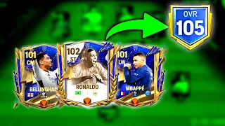 Road To 105 OVR Begins! Best Team Upgrade Ever - We’ve R9, Messi, Mbappe, Bellingham