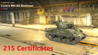 Getting Loza's Sherman using 215 Certificates