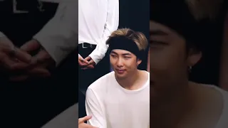 Naughty Jin and Poor Namjoon | tae's precious smile and suga's reaction(#namjin #bts #jinfunny)