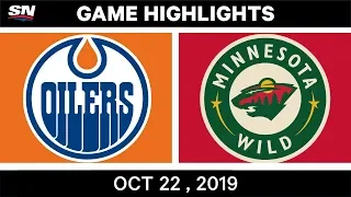 NHL Highlights | Oilers vs Wild – Oct 22, 2019