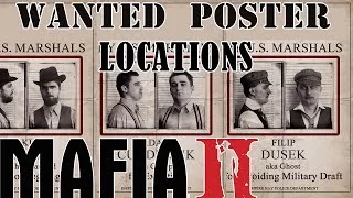 Mafia 2 - All Wanted Poster locations