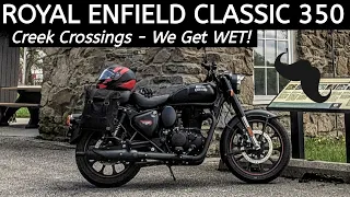 Royal Enfield Classic 350 - Let's Get Wet in the Creek - Wahoo!