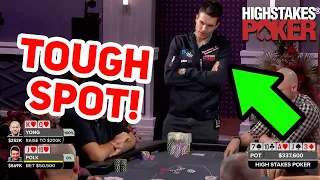Doug Polk Faces $150,000 Check-Raise on High Stakes Poker!