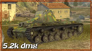 KV-3 • 4 frags • 5.2k dmg • WoT Blitz