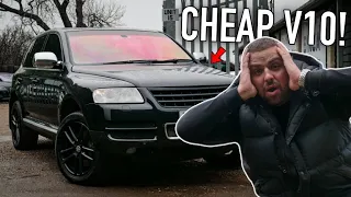 CHEAP V10! I BOUGHT A HIGH MILEAGE VW TOUAREG!