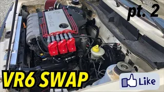 VW Mk1 Golf VR6 Swap (Ep.2) / INTRO WALK AROUND / Volkswagen Build Rabbit Caddy Citi Cabrio