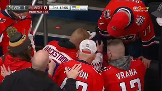 Capitals' Fan Took A Puck In The Head