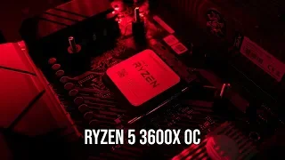 AMD Ryzen 5 3600X Overclocking / Review (with temps & 4K rendering)