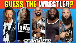 Guess the Male Wrestling Superstars in 3 Seconds | Top 50 Most Famous WWE Wrestlers | Wrestling Quiz