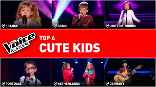 The CUTEST Blind Auditions in The Voice Kids! | TOP 6