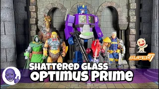 Super7 Super Cyborg OPTIMUS PRIME Shattered Glass Action Figure Review