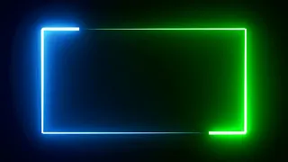 #Футаж неоновая рамка ◄4K•HD► #Footage neon frame