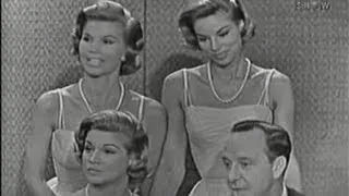 What's My Line? - The McGuire Sisters; Cesar Romero [panel] (Jun 7, 1959)